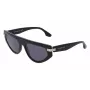 Okulary przeciwsłoneczne Victoria Beckham VB685S 5618001 dla kobiet, czarne, szare, geometryczne, acetat, UV400