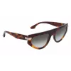 Victoria Beckham VB685S5618215 Damskie kwadratowe okulary przeciwsłoneczne z acetatu Havana Brown Gradient 56/18/140