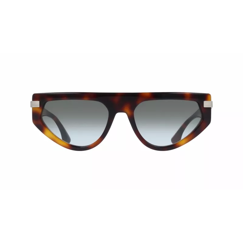 Victoria Beckham VB685S5618215 Damskie kwadratowe okulary przeciwsłoneczne z acetatu Havana Brown Gradient 56/18/140