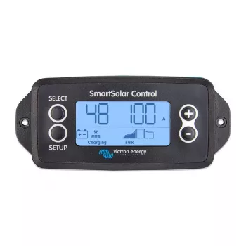 Victron Energy SmartSolar Control Screen - Zdalny wyświetlacz do kontrolerów ładowania MPPT, VE.Direct, LCD, montaż podtynkowy