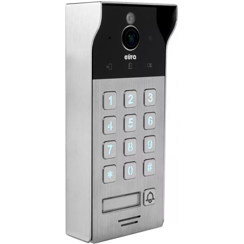 Wideodomofon EURA VDP-30C5 Tuya, 1080p, Wi-Fi, komunikacja dwukierunkowa, detekcja ruchu PIR, noktowizja, IP54, bezprzewodowy gong