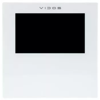 Wideodomofon VIDOS 2IP M201W, 7-calowy ekran TFT LCD, Wi-Fi, PoE, biały