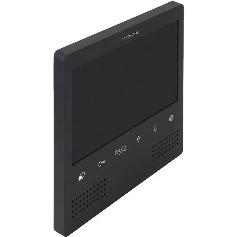 VIDOS DUO M1023B-2 7-calowy monitor wideodomofonu TFT LCD, czarny