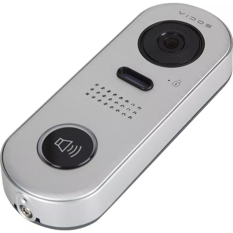 VIDOS DUO S1001 stacja bramowa - Full HD 1080p, 2-żyłowy, IP65, srebrny/szary