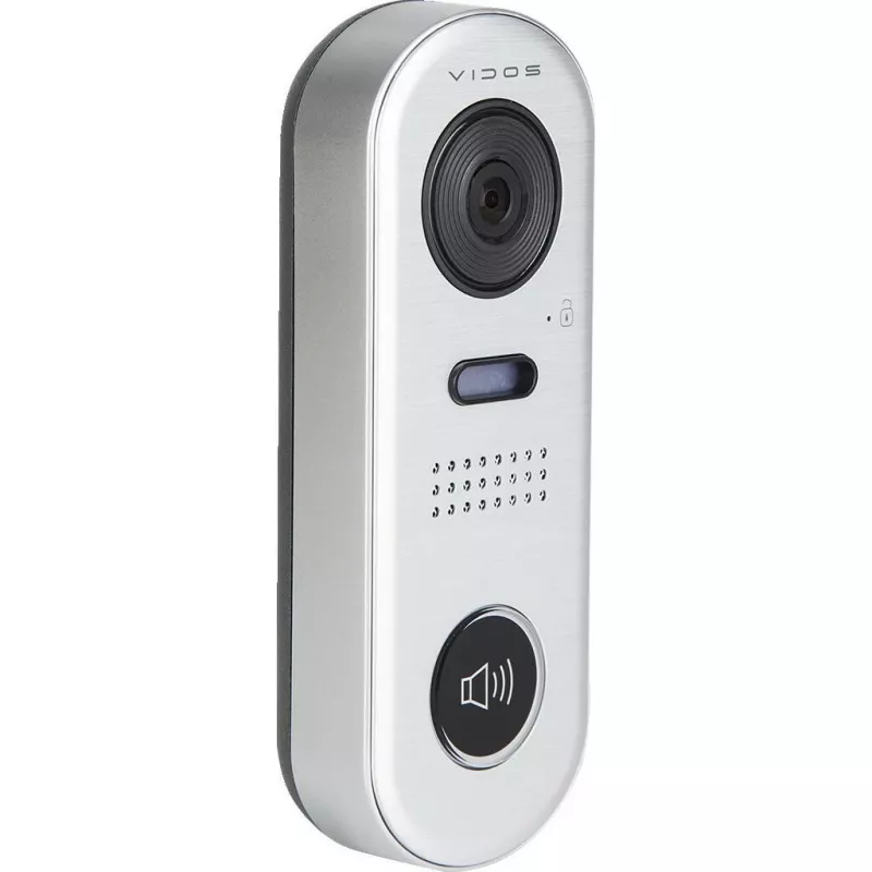 VIDOS DUO S1001 stacja bramowa - Full HD 1080p, 2-żyłowy, IP65, srebrny/szary