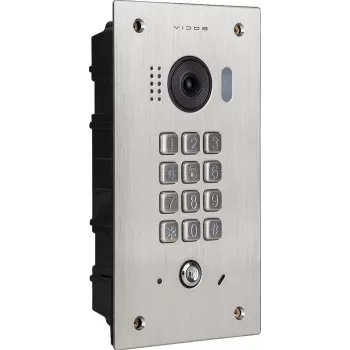 VIDOS DUO S1411D Wideodomofon - Full HD 1080p, 2-przewodowy, IP65, Srebrny