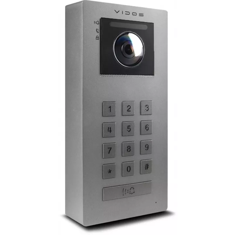 VIDOS IPX S100 Panel zewnętrzny IP Wideodomofon 2MP 1080p PoE Wi-Fi Czarny