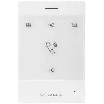VIDOS U19 Hands-Free Intercom Handset - White