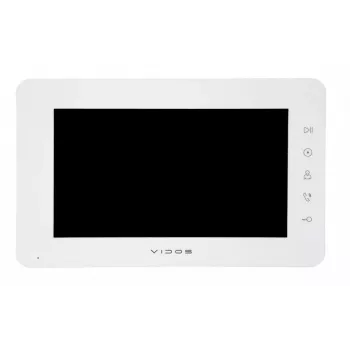VIDOS X M12W 7-calowy monitor wideodomofonu Wi-Fi, biały