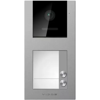 VIDOS X S11-2 Panel wideodomofonu zewnętrznego, 2.0 MP, srebrny/szary, montaż natynkowy