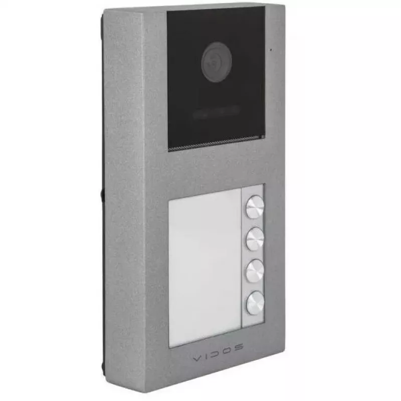 VIDOS X S11-4 Panel zewnętrzny 2-przewodowa cyfrowa stacja drzwiowa z kamerą 1080p i noktowizją IR
