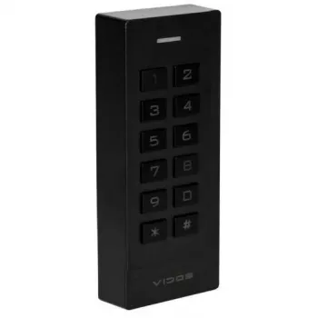 VIDOS ZS45-X Wi-Fi Zamek Szyfrowy - Inteligentny Zamek Drzwiowy z Czytnikiem Linii Papilarnych, PIN, RFID, Sterowanie Aplikacją, Czarny