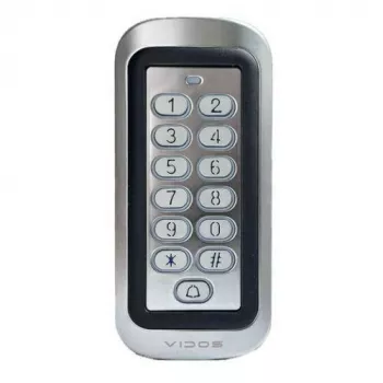VIDOS ZS47-MF Keypad Lock with RFID Reader, IP65, 2000 Users, 12V DC