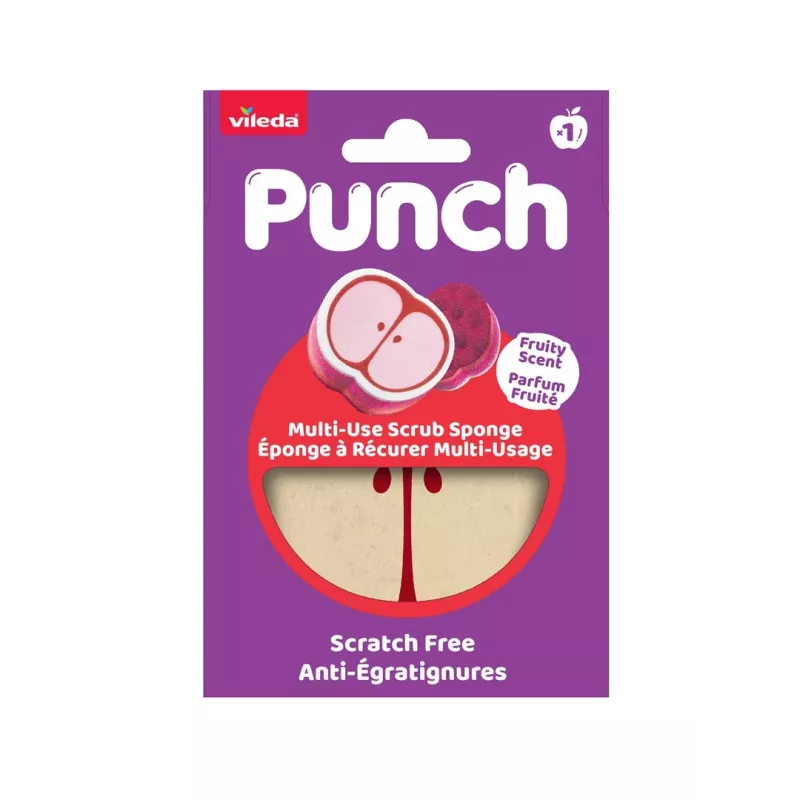 Vileda Punch Gąbka uniwersalna – Apple, 1 szt.