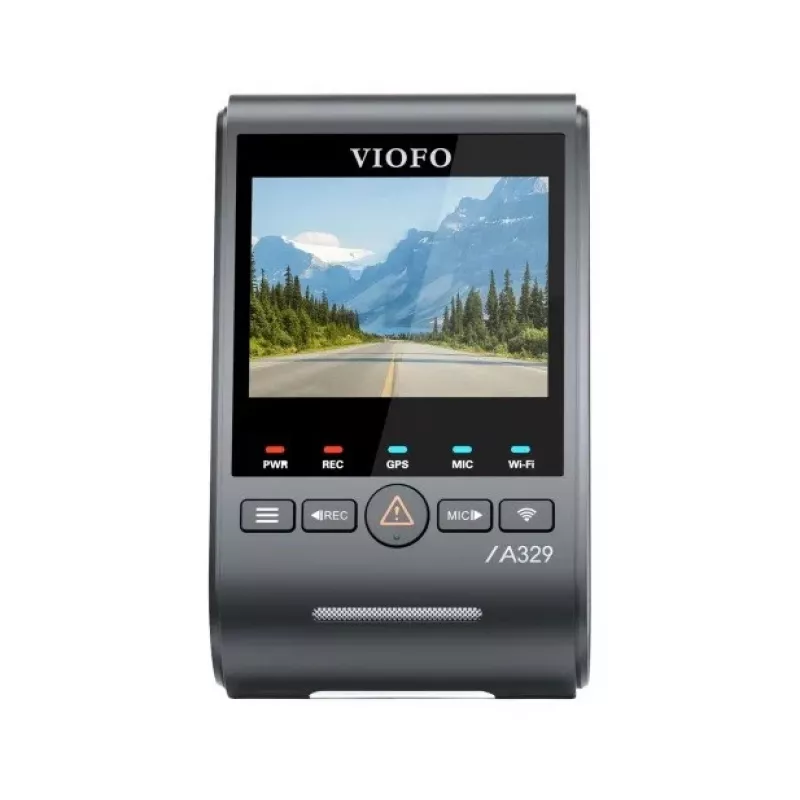 VIOFO A329S 1CH GPS 4K UHD Dash Camera z Sony STARVIS 2 IMX678, wbudowany GPS, Wi-Fi, tryb parkingowy, 2,4-calowy LCD, superkondensator, do 512 GB
