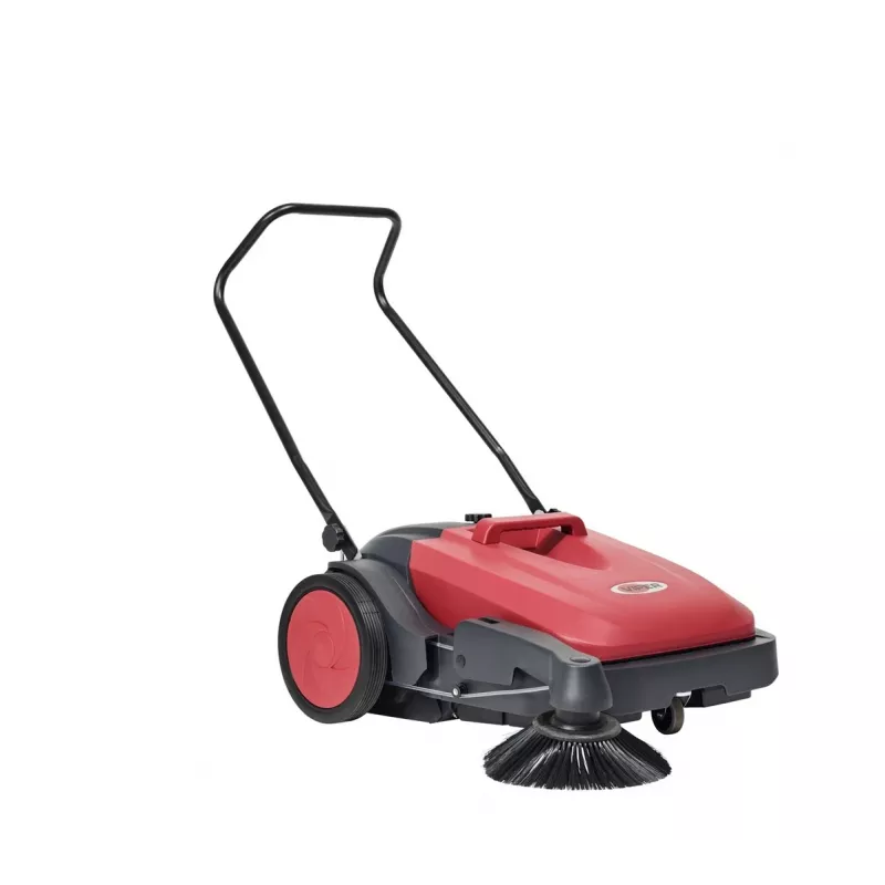 VIPER Ręczna zamiatarka pchana 50000492, szerokość robocza 680 mm, pojemnik 38 l, do wewnątrz i na zewnątrz