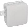 VIPLAST V5 Klik Puszka natynkowa pusta, 12 wejść kablowych, IP54, biała, 75x75x41 mm, 035-01