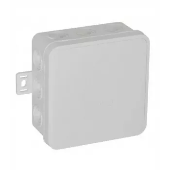 VIPLAST V6 Click Puszka instalacyjna natynkowa, 12 wejść kablowych, pusta, biała, IP54, 85x85x41mm, 036-01