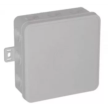 VIPLAST V7 Klik Puszka instalacyjna natynkowa pusta, 12 wejść kablowych, biała, IP54, 100x100x41mm