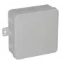 VIPLAST V7 Klik Puszka instalacyjna natynkowa pusta, 12 wejść kablowych, biała, IP54, 100x100x41mm