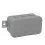VIPLAST V8 Klik Puszka instalacyjna natynkowa pusta, 8 wejść kablowych, szara, IP54, 80x45x41mm, 038-03