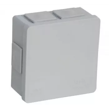 VIPLAST VP-02 Obudowa natynkowa, 6 wejść kablowych, IP55, szary, 86x86x40mm