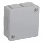 VIPLAST VP-22 Puszka instalacyjna natynkowa, 6 wejść kablowych, pusta, szara, IP55, 86x86x40 mm