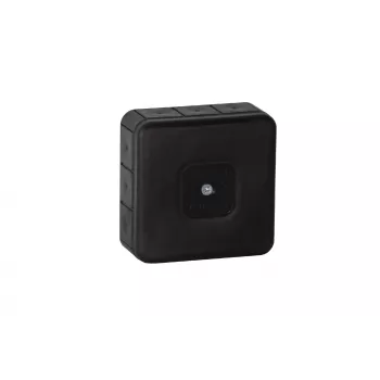 VIPLAST VP-31 Pusta puszka instalacyjna natynkowa, 12 wejść typu knock-out, IP55, czarna, 85x85x37 mm