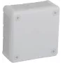 VIPLAST VP-41 Puszka instalacyjna natynkowa, pusta, 12 wejść kablowych, biała, IP55, 98x98x42 mm