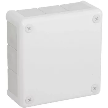 VIPLAST VP-51 Puszka instalacyjna natynkowa pusta, 12 wejść kablowych, biała, IP55, 118x118x46 mm