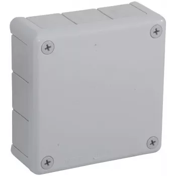VIPLAST VP-51 puszka natynkowa, 12 wejść, szara, IP55, 118x118x46 mm