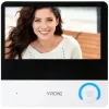 Virone VDP-67 Wideodomofon FullHD 1080p, 7-calowy kolorowy monitor LCD, czytnik RFID, Tuya Smart Wi-Fi
