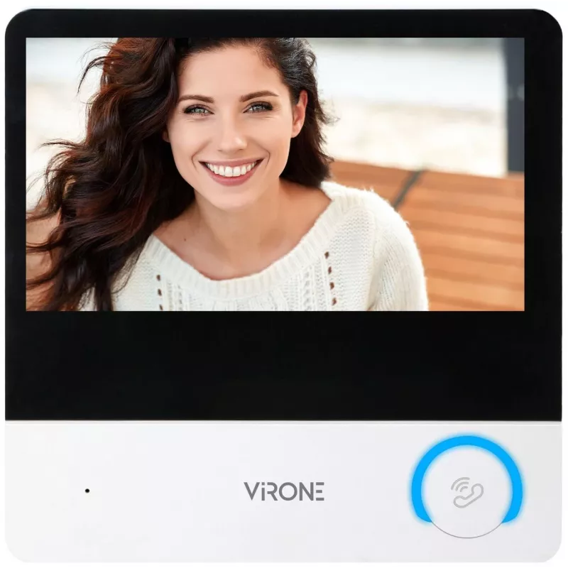 Virone VDP-67 Wideodomofon FullHD 1080p, 7-calowy kolorowy monitor LCD, czytnik RFID, Tuya Smart Wi-Fi