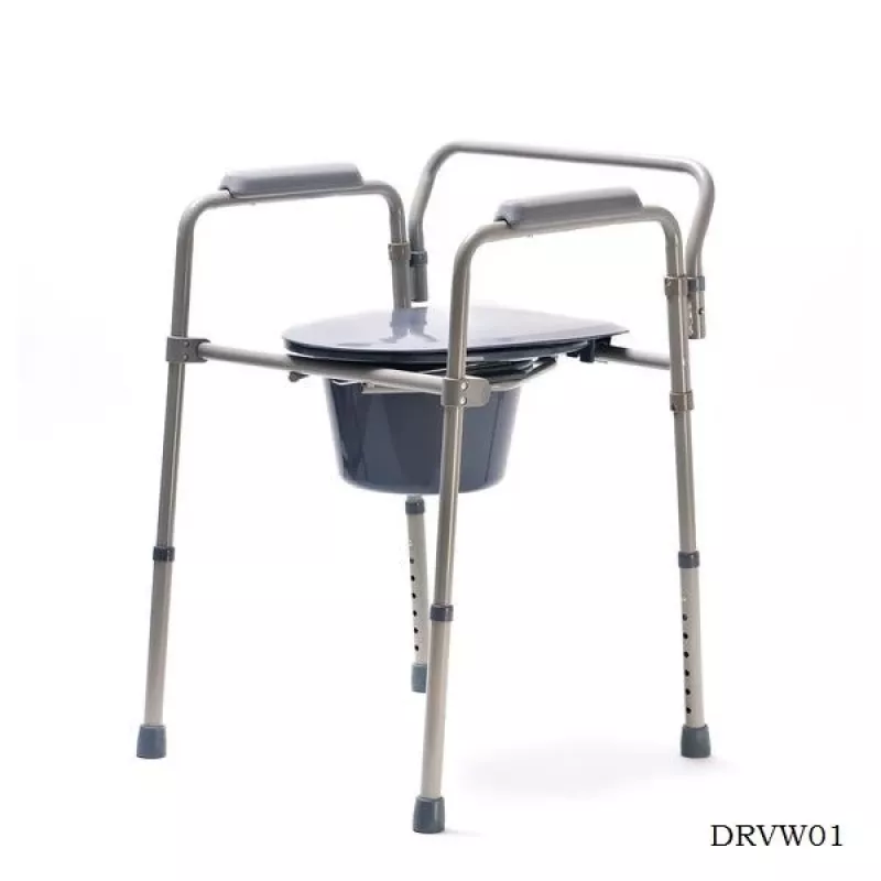 VITEA CARE MDH DRVW02 Składane krzesło toaletowe z regulacją wysokości