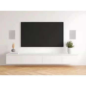 Para głośników ściennych Vivolink 60W 2-drożne 6,5 inch woofer jedwabny tweeter biały (VLSPIW60W)
