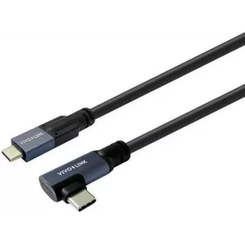 Vivolink PROUSBCMM10A Kabel USB-C do USB-C Kątowy 1m 10Gbps 100W 4K