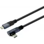 Vivolink PROUSBCMM10A Kabel USB-C do USB-C Kątowy 1m 10Gbps 100W 4K