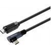 Vivolink USB-C do USB-C Kabel kątowy do użytku profesjonalnego (PROUSBCMMS8A)