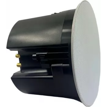 Vivolink VLSPMTC60TC 6,5-calowy dwudrożny głośnik sufitowy z magnetycznym malowalnym grillem (60W szczytowa, 30W RMS, 8 omów)