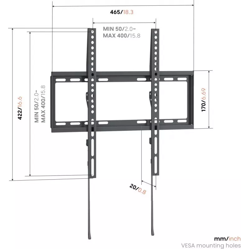 Vogels UP 4003 Fixed Mount M