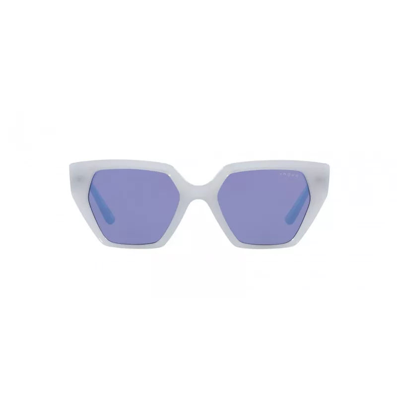 VOGUE VO5376S291976 Damskie okulary przeciwsłoneczne Cat Eye przezroczysty brąz 51mm
