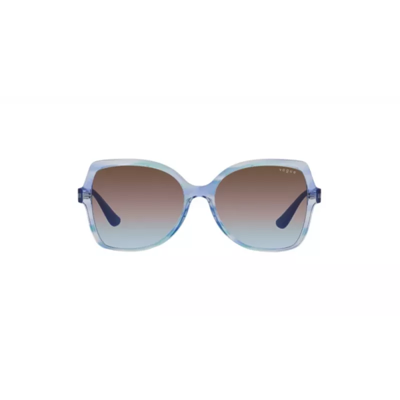 VOGUE VO5488S306048 Damskie okulary przeciwsłoneczne Cat Eye Havana Brązowy Gradient 56mm