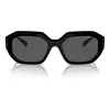 VOGUE VO5554S-W4487 Okulary przeciwsłoneczne damskie kocie oko Czarny/Szary 54mm