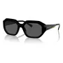 VOGUE VO5554S-W4487 Okulary przeciwsłoneczne damskie kocie oko Czarny/Szary 54mm