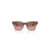 Okulary przeciwsłoneczne damskie VOGUE VO5557S313614 - przezroczysta szara oprawka, ciemnoszare szkła, 54 mm