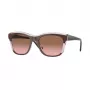 Okulary przeciwsłoneczne damskie VOGUE VO5557S313614 - przezroczysta szara oprawka, ciemnoszare szkła, 54 mm