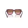 VOGUE VO5575SB29891 Damskie prostokątne okulary przeciwsłoneczne Havana brązowy gradient 55mm
