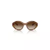 VOGUE VO5576SB15081 Damskie okulary przeciwsłoneczne Cat Eye Havana Brown Gradient