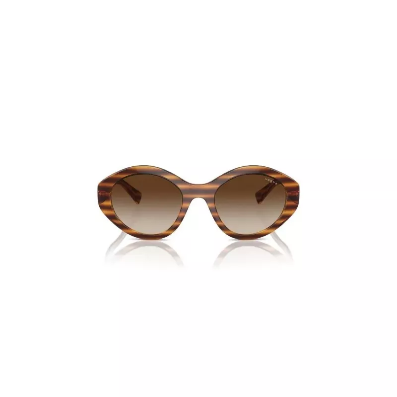 VOGUE VO5576SB15081 Damskie okulary przeciwsłoneczne Cat Eye Havana Brown Gradient
