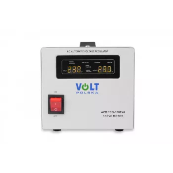 Volt Polska AVR Pro 1000VA Serwo Stabilizator Napięcia z Dokładnością 3%